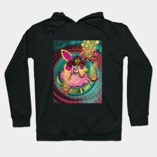 African American Fairy and Water Lilies Hoodie